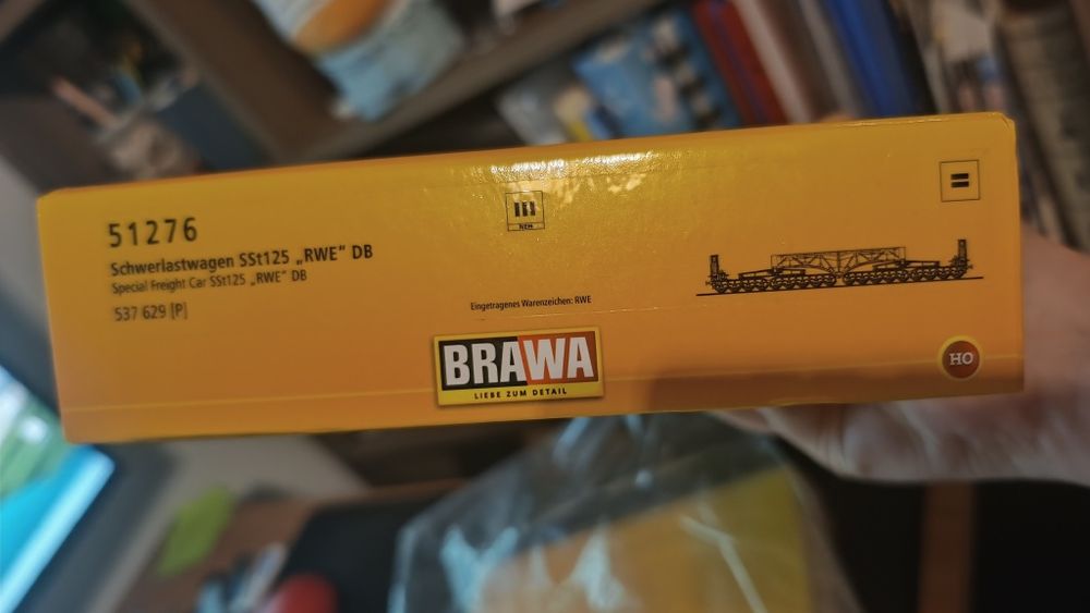 Vagon trenulet agabaritic Brawa 51276 SSt125 piko fleischmann roco DC