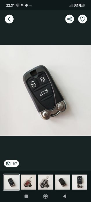 Ключ алфа ромео 159 Брера alfa romeo 159 brera