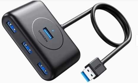 4 портов USB 3.0 хъб за компютри и лаптопи UGREEN