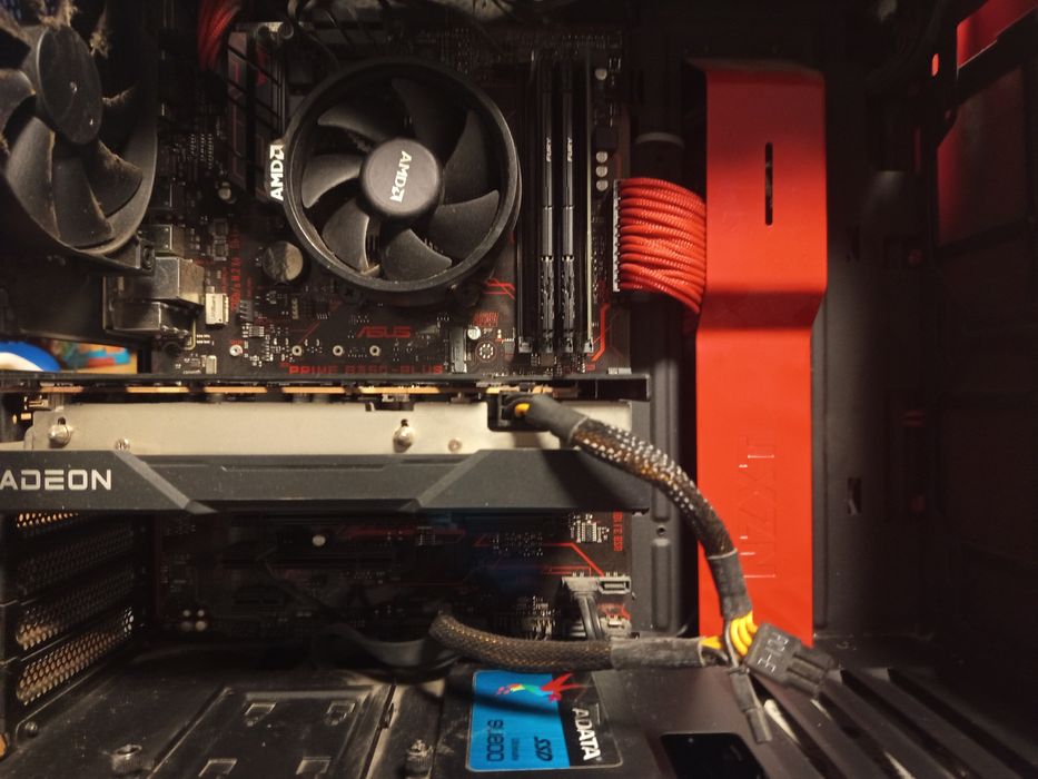 Геймърски компютър – RX 6600 8GB + Ryzen 5 1400 + 24 GB RAM + SSD