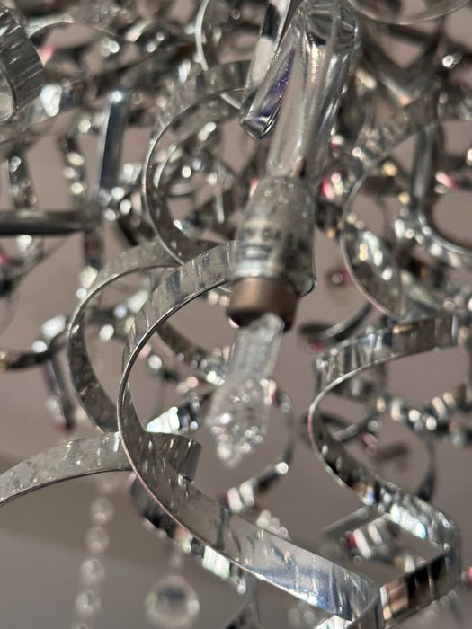 Candelabru cristale naturale 80CM - MOBEXPERT