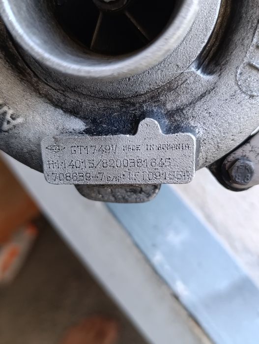 ТУРБОКОМПРЕСОР GT1749V 8200381645 708639-7RENAULT 1.9 DCI 120 к.с.