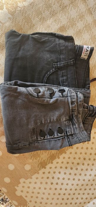 Джинсы скинни серые цена за обе пары