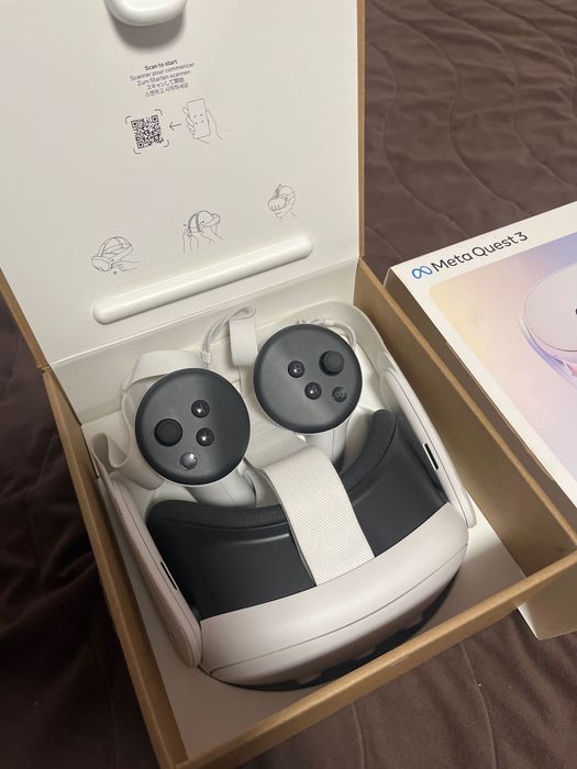 Vr Meta quest 3 използван за 2 месец гаранция 2 години