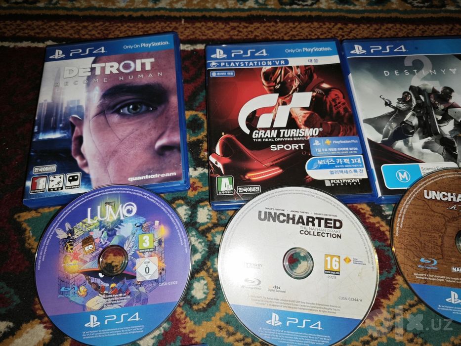 PlayStation 4 va 5 ga disklar soni 15 ta