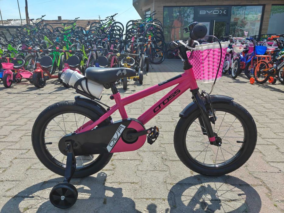 CROSS Велосипед 14" DIVA розов