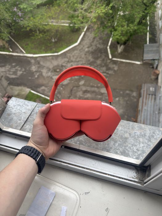 Airpods Max Pink red наушники