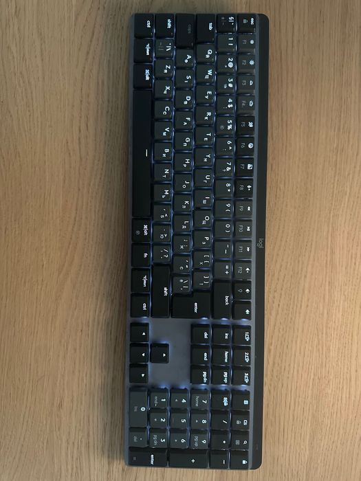 Клавиатура Logitech MX Mechanical (безжична, механична, подсветка)