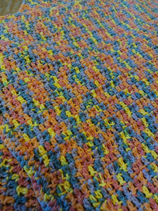 Детский вязанный плед