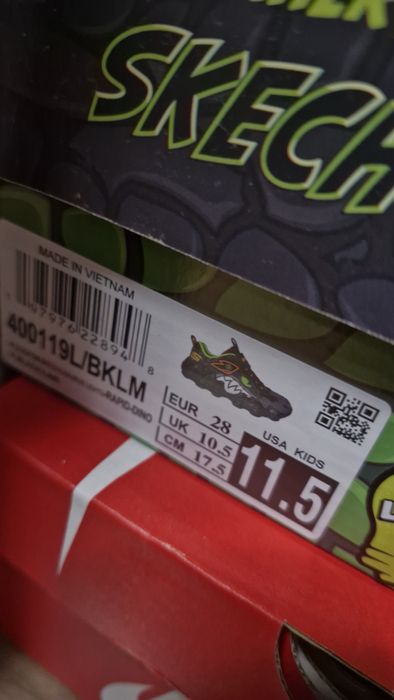 Светещи маратонки Skechers 28н-стелка 18см