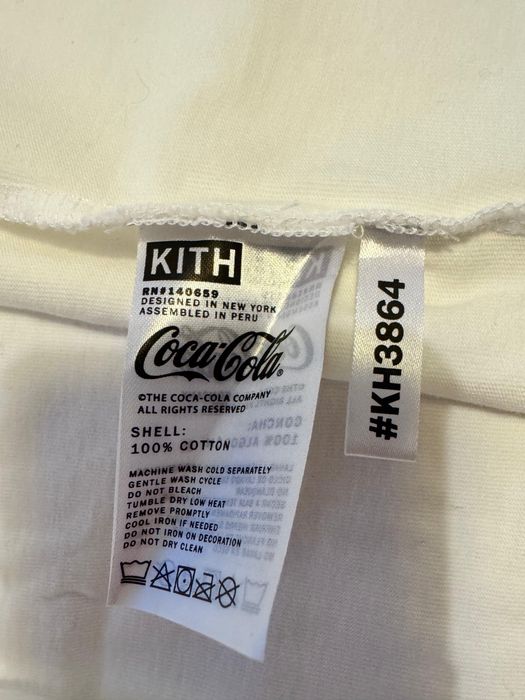 Kith X Coca-Cola Water Vintage Tee - White - L - KH3864-101