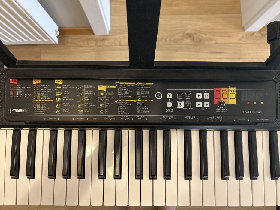 Orga Yamaha PSR-F52