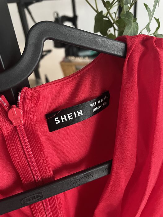 Rochie midi roșie S sirenă