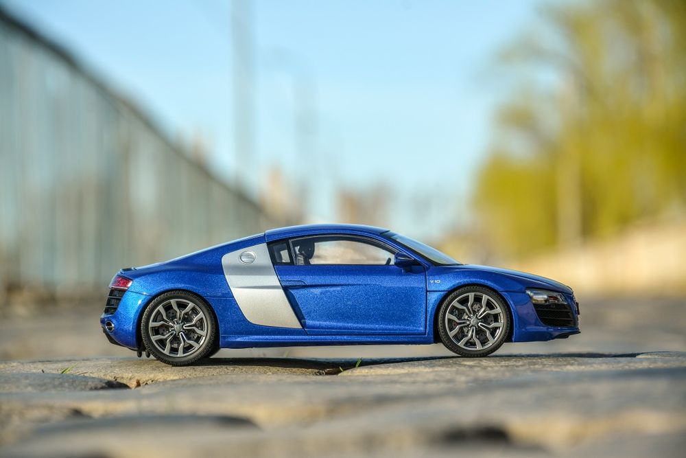 Macheta auto 1/18 Kyosho , Audi R8 . Nu autoart