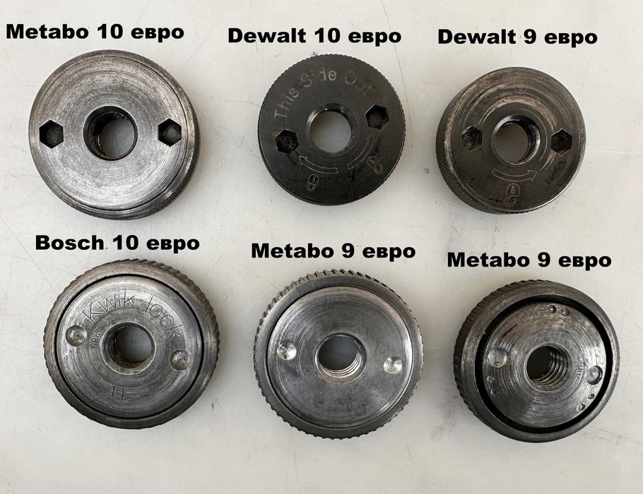 Бързозатягащи гайки Bosch, Wurth, Hilti, Festool, Metabo, Milwaukee
