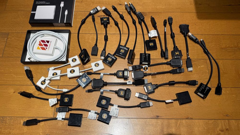 Adaptoare Video Pro: Apple, PNY, Accell, DeLOCK, MiniDP Dual-Link DVI