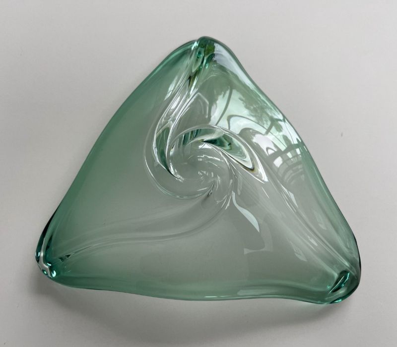 Fructiera cristal Val Saint Lambert semnata