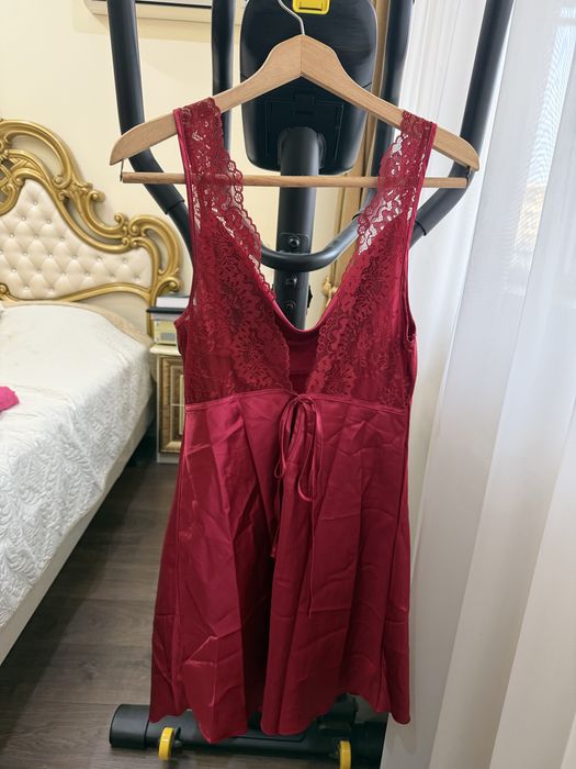 Дамска сатенена нощница