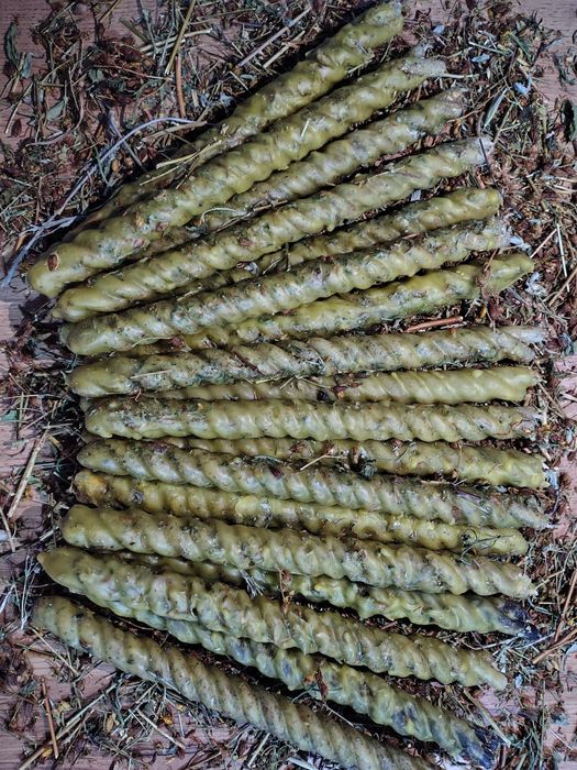 Свечи восковые скрутки