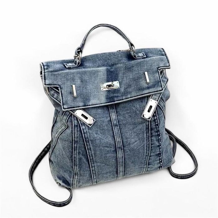 Дънкова чанта, дънкова раница и мини чанта с луксозен и красив дизайн