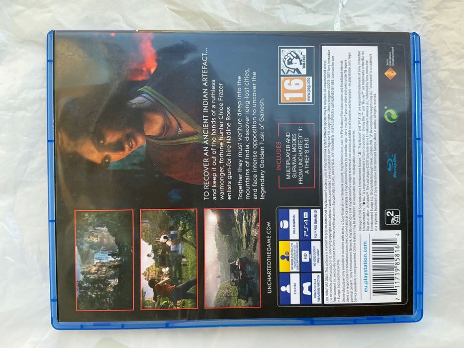 Игра за PS5/5pro Uncharted the lost legacy перфектна!