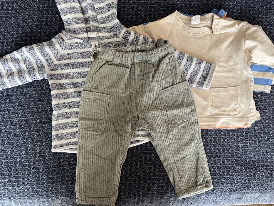 Дрешки за момче Zara HM Next 80 86 и 92 размер