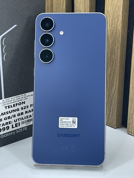 Samsung S25 FE 128Gb 8Gb ram / 0 Cicluri Incarcare Garantie #56437
