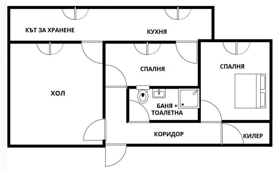 От собственик 3-стаен обзаведен апартамент.Готов за нанасяне или отдаване под наем