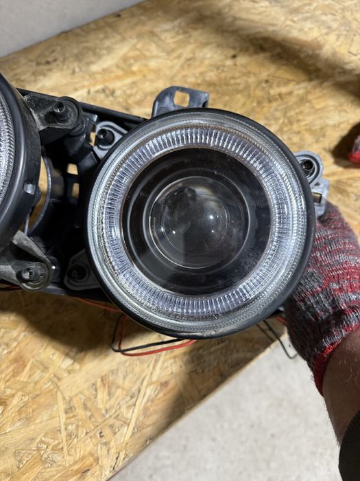 Фары DEPO с линзами на BMW e34