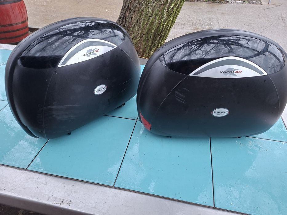 Set sidecase kappa 2 genti laterale moto prindere Monokey