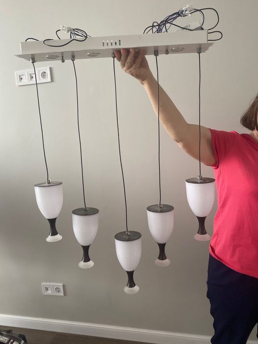 Красивая Люстра бокалы