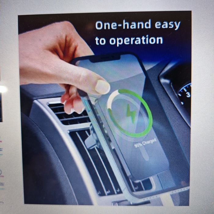 30W магнитно безжично зарядно за кола