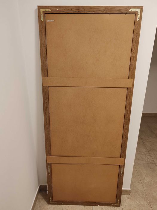 Oglinda hol cu rama stejar 180x70 cm, stare buna