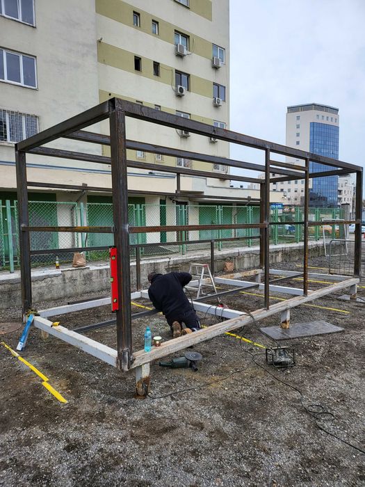 Container din teava rectangulara la dimensiunea dorita!