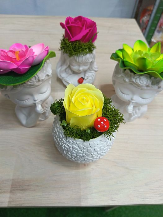 Подаръчета от сапунени рози