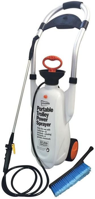 Pompa manuala pentru spalat masina cu perie si lancie cu jet puternic, cu rezervor de 12L