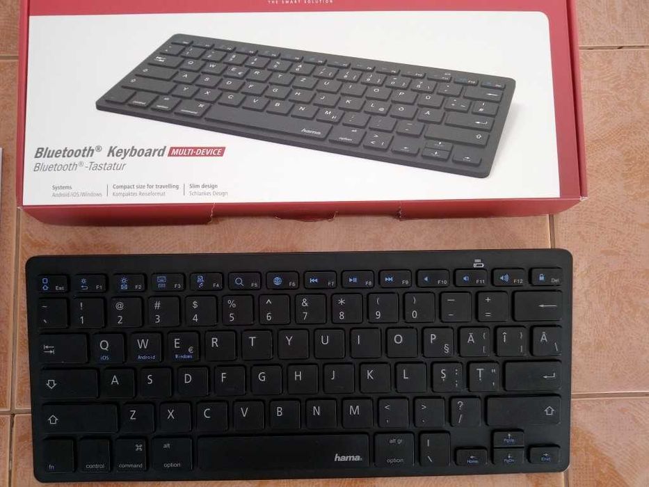 Tastatură Wireless Hama KEY4ALL X300– Bluetooth, Multi-Device(Ca Nouă)