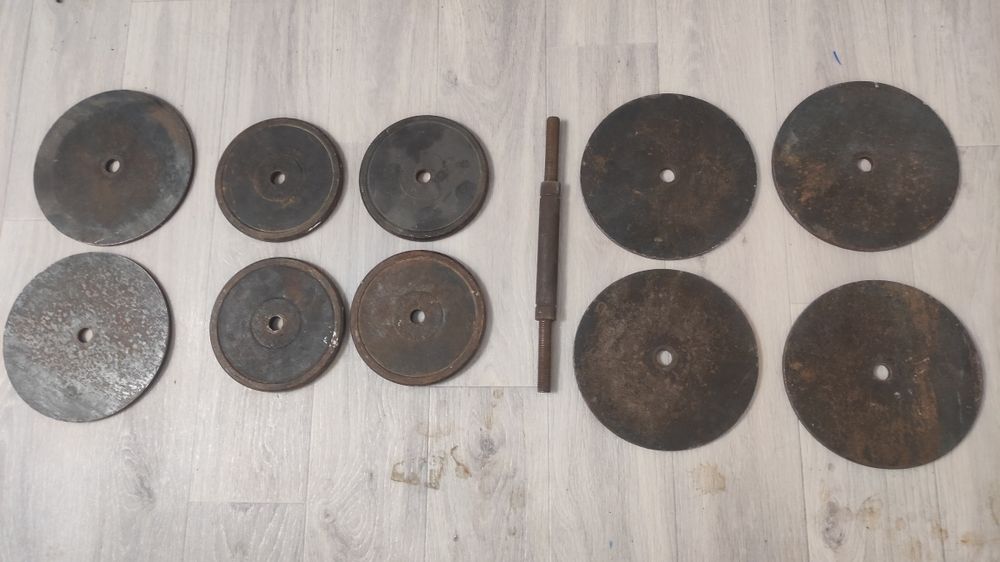 Гантель разборная