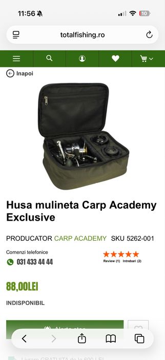 Husa mulineta Carp Academy Exclusive