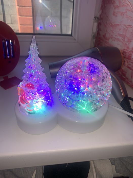 Светящий шарик с ёлочкой