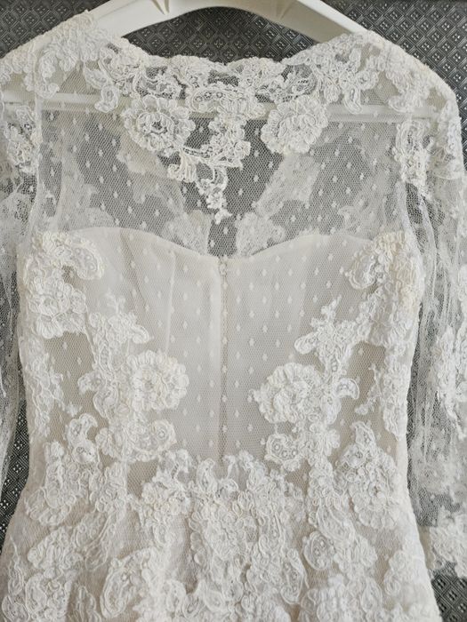 Rochie scurta de mireasa Pronovias + accesorii