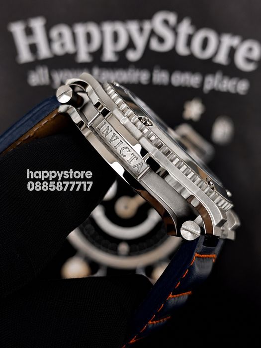 INVICTA Racing Downforce silver/blue 56 mm, Инвикта нов ръчен часовник