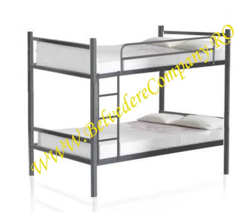 Paturi Metalice Etajate – În Stoc – Producător Direct – Super Ofertă!