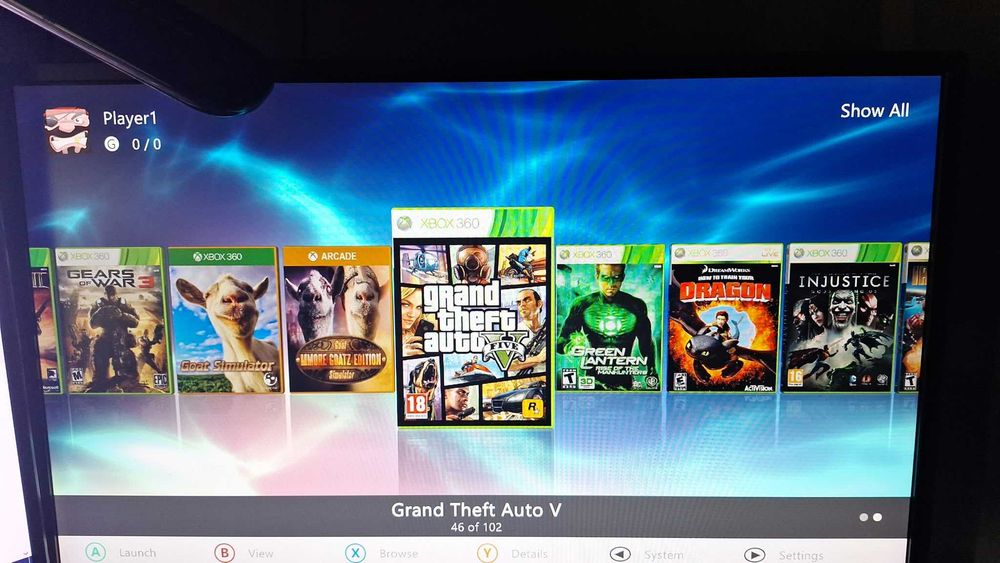 Xbox 360 S RGH 3 cu hdd de 500 gb si  100  jocuri instalate