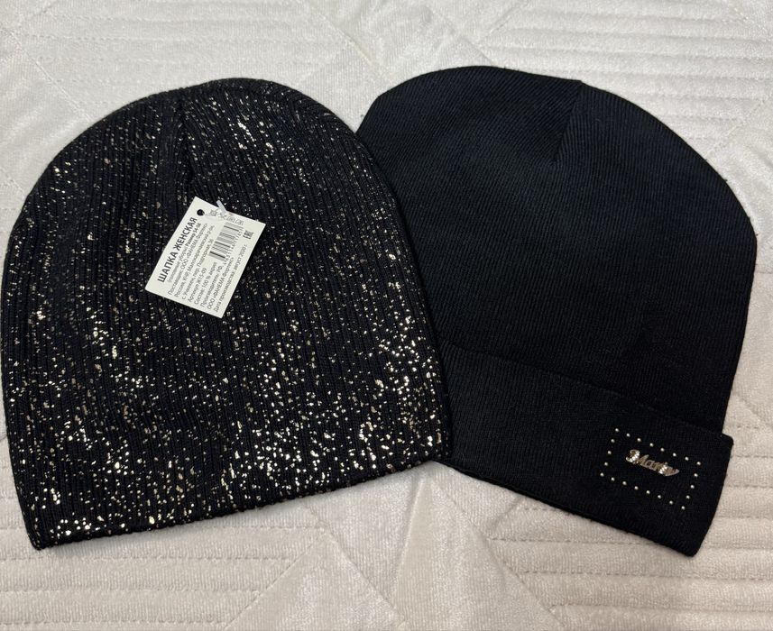 Шапка с шарфом, снуд ,шапка