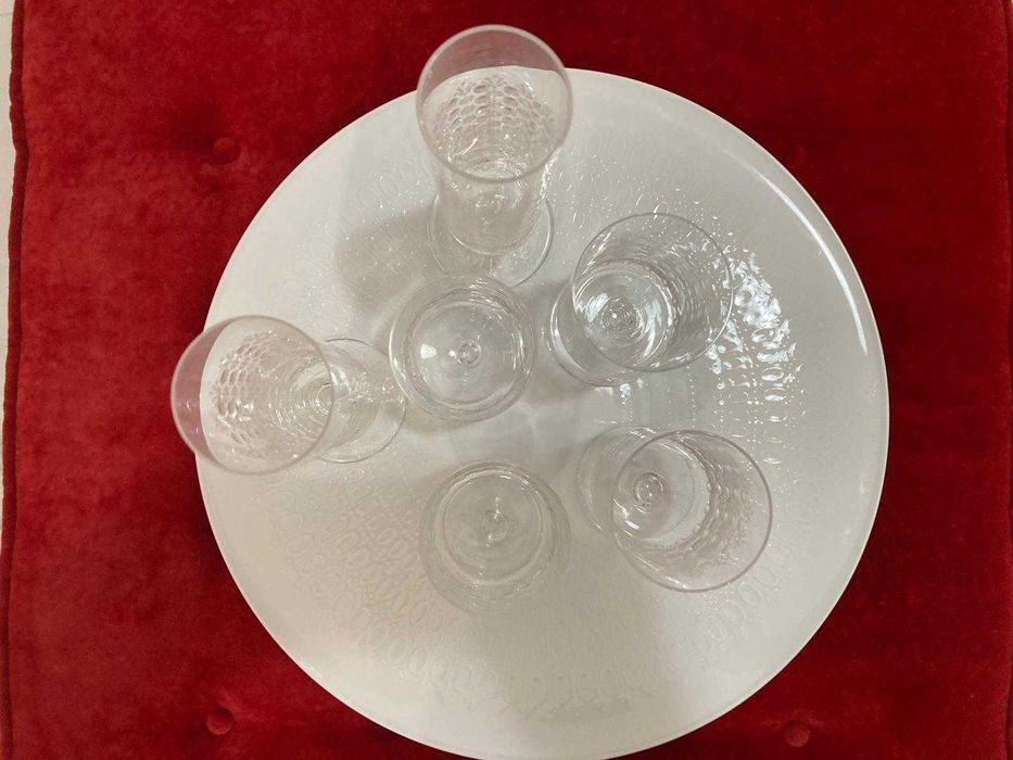 Set Rar Björn Wiinblad pentru Rosenthal Pahare și Tava Servire an 1970