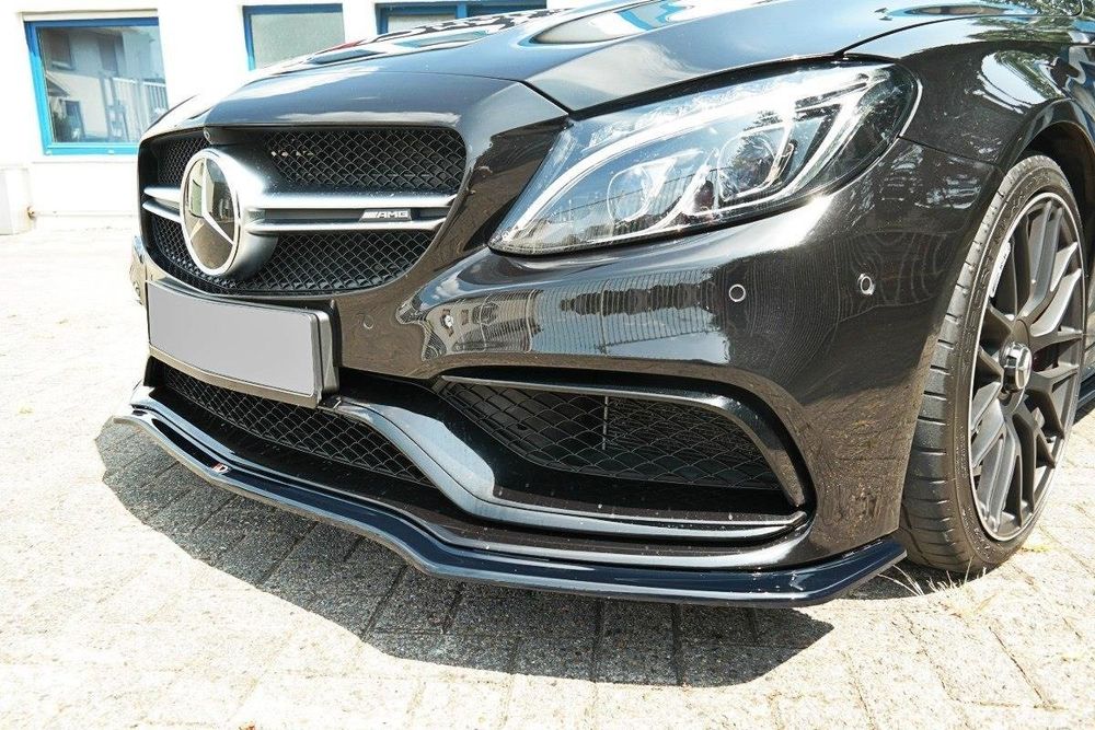 Спойлер за предна броня Maxton design за Mercedes Benz W205 C63 (2014-)