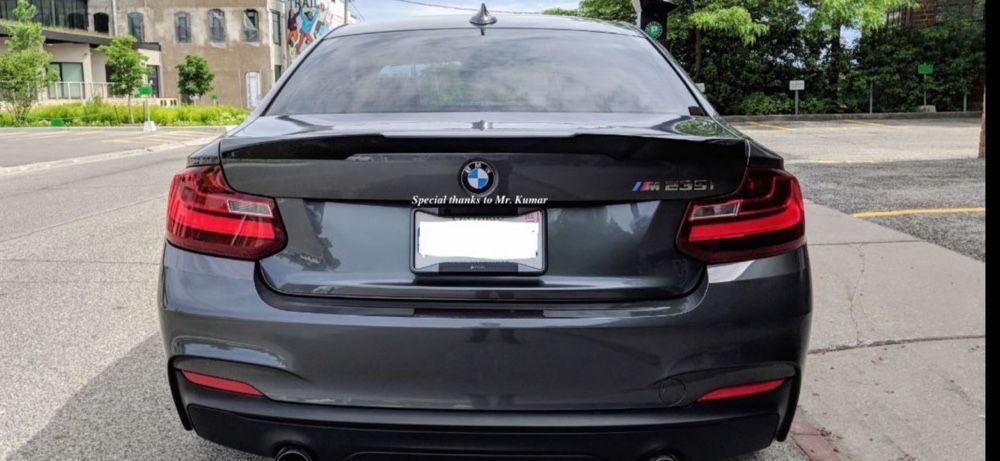 Eleron portbagaj pentru Bmw seria 2 F22 coupe M4 look plastic abs CALITATE PREMIUM ⭐️⭐️⭐️⭐️⭐️