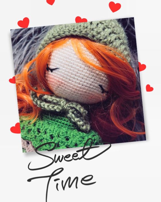 Ръчно плетена бутикова кукла