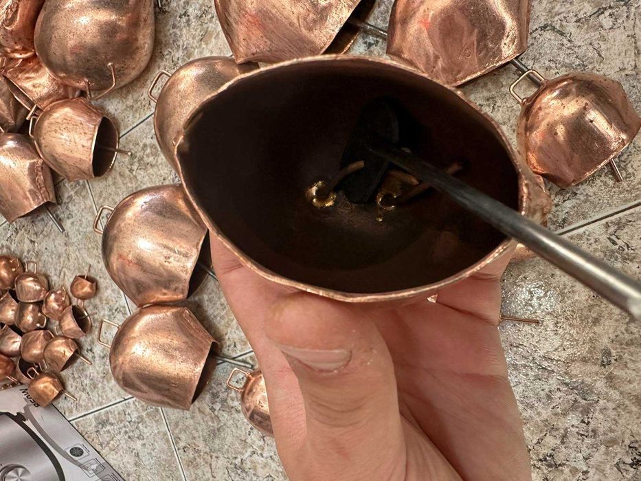 Чанове и Хлопки – Стоманени с Медно Покритие, Здрави и Звънливи